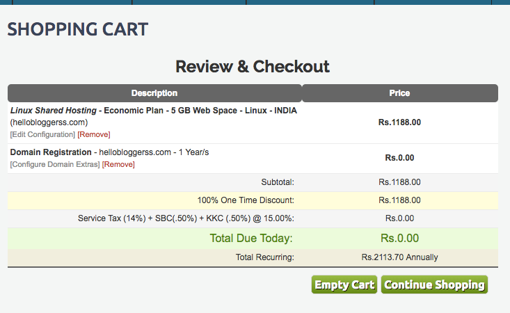 How To Get a Domain and Hosting for Free at EverData